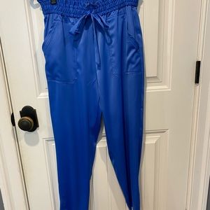Blue Zara Satin Pants